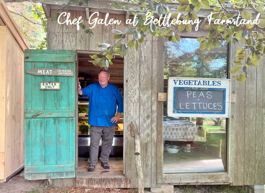 chef galen at farmstand