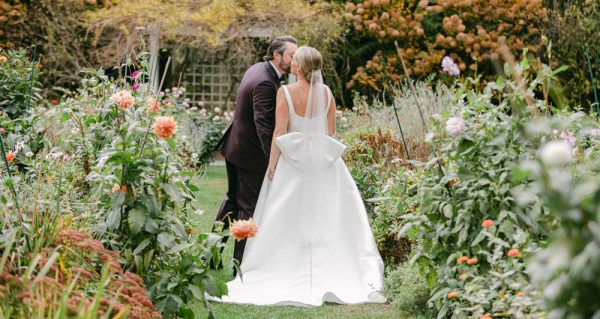 elegant garden wedding on martha's vineyard @ lambert's cove inn